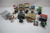 (9) REELS IN ORIGINAL BOXES: