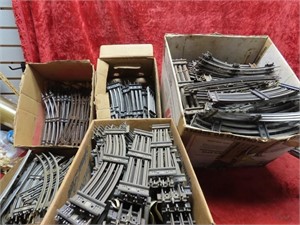 Large lot of O27 Lionel train track.