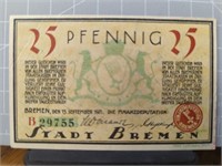 1921 German banknote