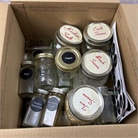 Box Lot of Jars