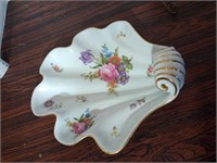 Stunning Sango China shell shaped candy dish with