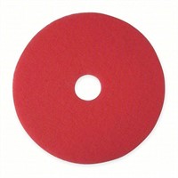 3M Buffing and Cleaning Pad: Red, 13 in Floor