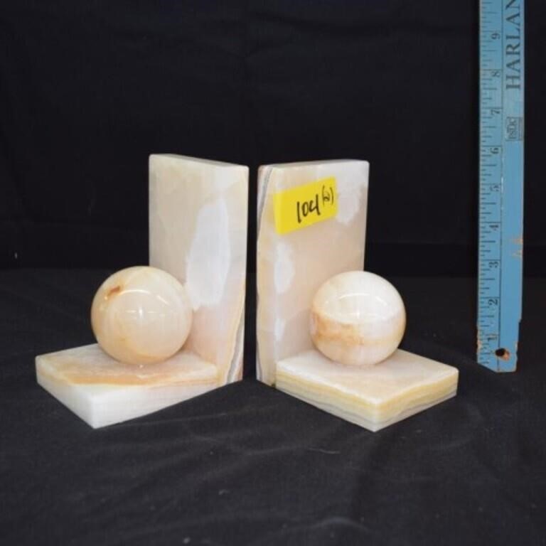 VTG Onyx Bookends