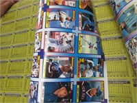 rolls of uncut baseball cards