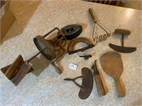 Primitive Kitchen Tools Iron & Dazey Churn No