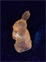 Vintage Selenium UV Glow American Glass Bunny