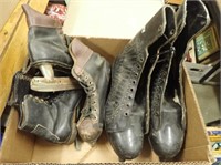 (3) Pair Of Vintage Ice Skates