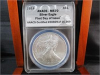 2014 Silver Eagle First Strike Coin