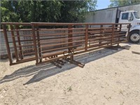 Lot of 5 Steel 24' Cattle Panels