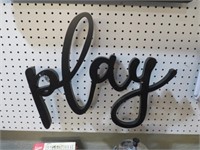 WOOD PLAY ADV. SIGN