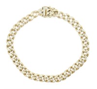 10 Kt Yellow Gold Fancy Link Bracelet