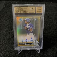 Beckett 10 Auto Luis Almanzar Gold Refractor