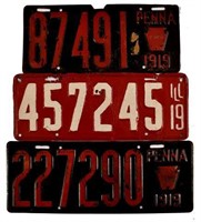 1919 License Plates