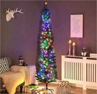 $63 7' Artificial Pencil Christmas Trees Holiday