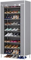 10 Tiers Shoe Rack with Non-Woven Fabric Cover,