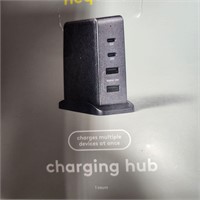 4 Port Charging Hub Vertical 2C + 2A - Heyday™ Bla