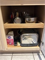 Contents Of Cabinet Toaster, mixing Bowls,