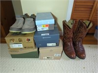 (6) PAIRS OF MEN'S SHOES, (1) PAIR OF WOMENS SHOES