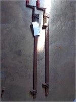 2 42" Steel Heavy Duty I-bar clamps