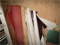 Miscellaneous upholstery materials and vinyl