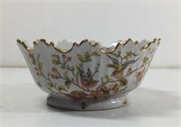 Vintage Hand Painted Gold Trim Decorative Chinese