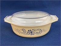 Pyrex Homestead 043 oval casserole with lid, lid