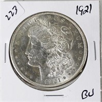 1921 MORGAN DOLLAR BU