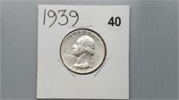 1939 Washington Quarter yw3040