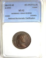 286-310 AD Genius Reverse NNC MS62 Silvered