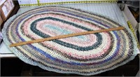 Homemade Oval Rug