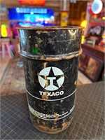 Texaco Oil Metal Drum