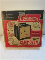 Coleman Camp Oven Fold Away Camping w Box As Found