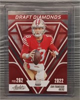 Brock Purdy Draft Diamonds Silver Halo