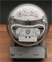 Vintage GE Single Phase Electric Meter Type I-30A