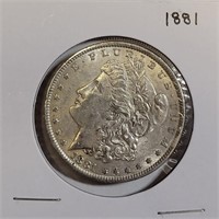 1881 - MORGAN SILVER DOLLAR (1)