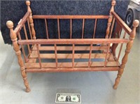 Vintage doll crib