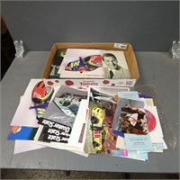 Assorted Nascar Pictures & Paper Goods