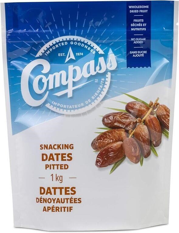 Compass Snacking Pitted Dates - 1Kg