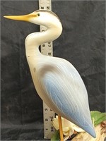 Heron Sculpture 12.5"h, Joyce Clark, North East,