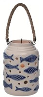 Transpac A5801 Ceramic Fish Lantern