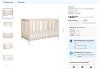 B6455  Babyletto Gelato 4-in-1 Crib in Washed Natu