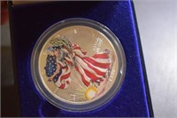 1999 Colorized American Silver Eagle