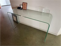 Glass Side Table 1250x400x720mm