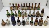 * (31) 1940-1969 Miniature Liquor Bottles, Some