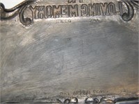 ANTIQUE IN LOVING MEMORY OF MOTHER METAL PLAQUE
