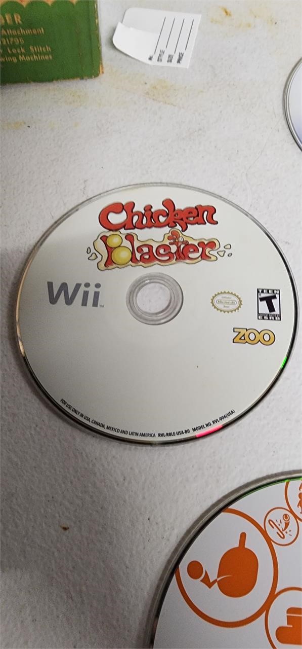 Wii chicken blaster game disc only