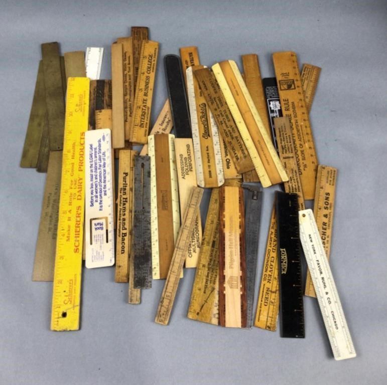 Wood rulers