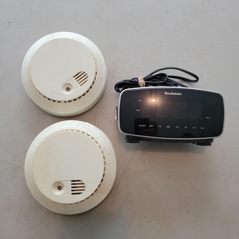 Alarm Clock & Smoke Detectors
