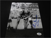 GINO MARCHETTI SIGNED 8X10 PHOTO COLTS COA