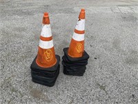 ORANGE SAFETY CONES